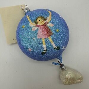 2001 Patricia Breen Tooth Fairy 2 Part 4.92" Ornament Blue
